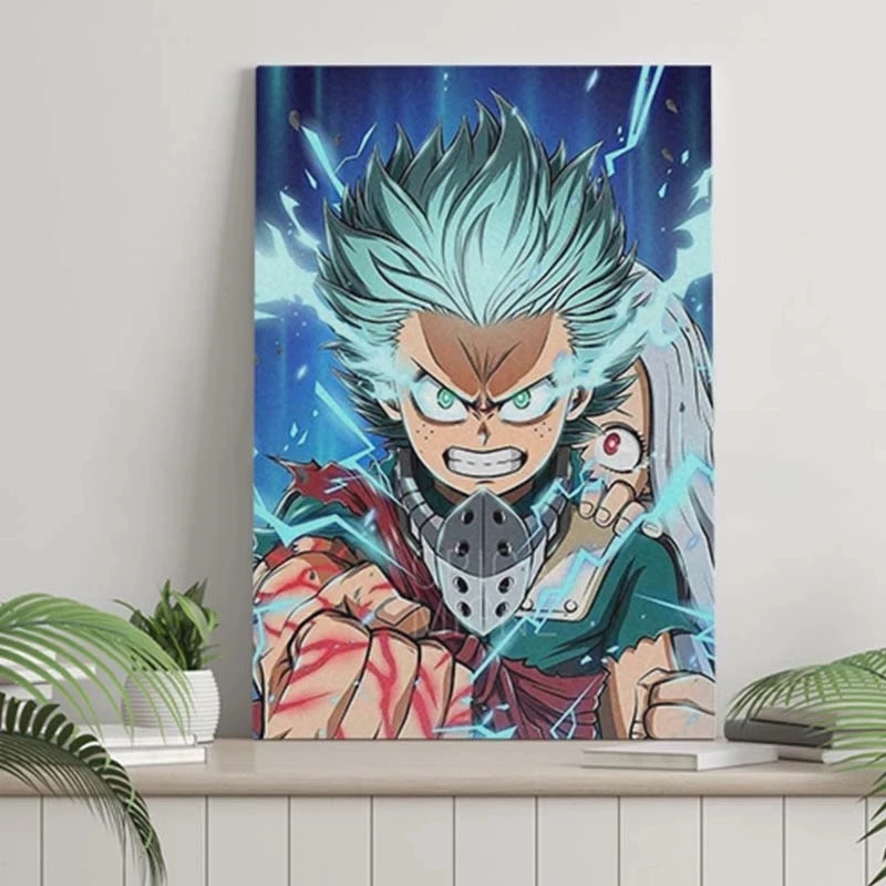 

Deku And Eri Izuku Midoriya Boku No Hero Academia Bnha Anime Poster Canvas Wall Art Prints Painting Picture Home Decor Bedroom