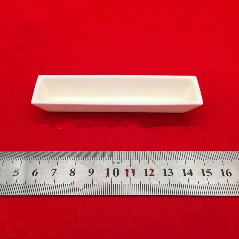 Керамический тигель Al2O3 100x23x15 мм трапециевидный глиноземный Спеченный - купить по