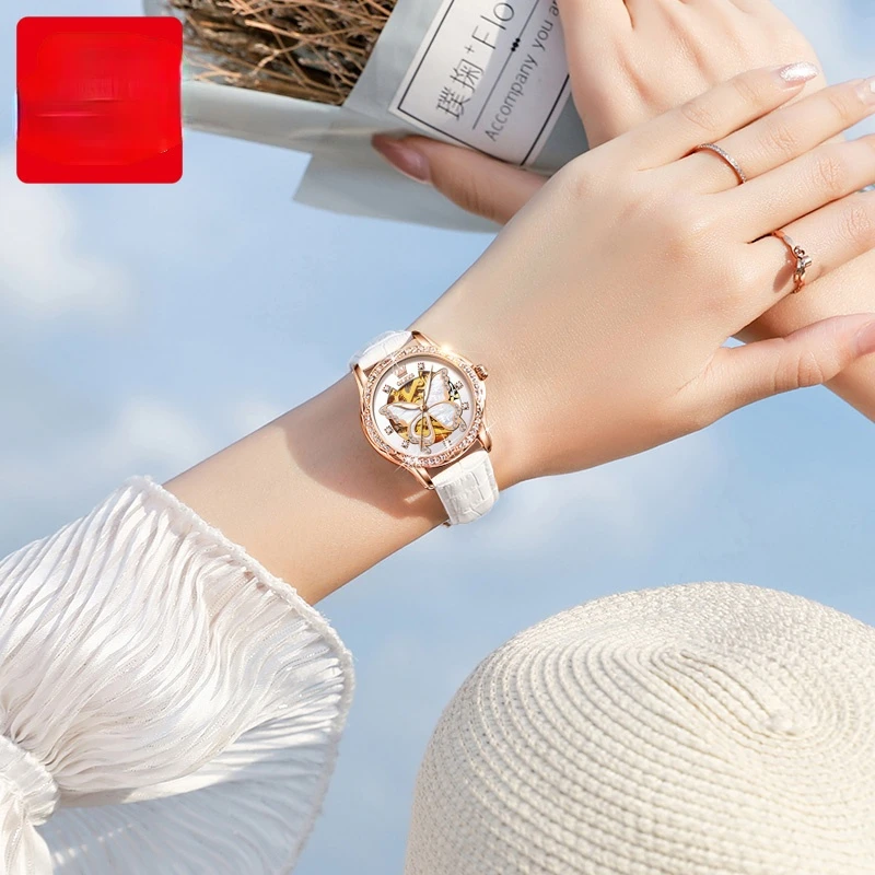 

TT2021 New Swiss Certified Famous Brand Authentic Watch Women's Mechanical Watch Automatic Temperament