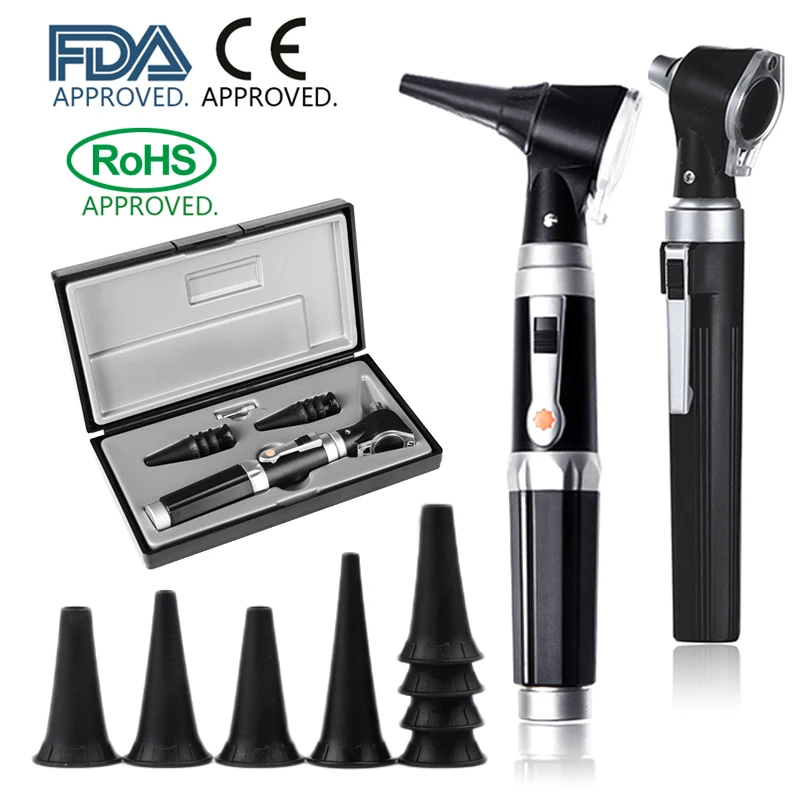 

Portable Medical CE Professional ENT Diagnostic Borescope Home Ear Wax Check Tool Endoscope LED Otoscopio Direct Otoscope