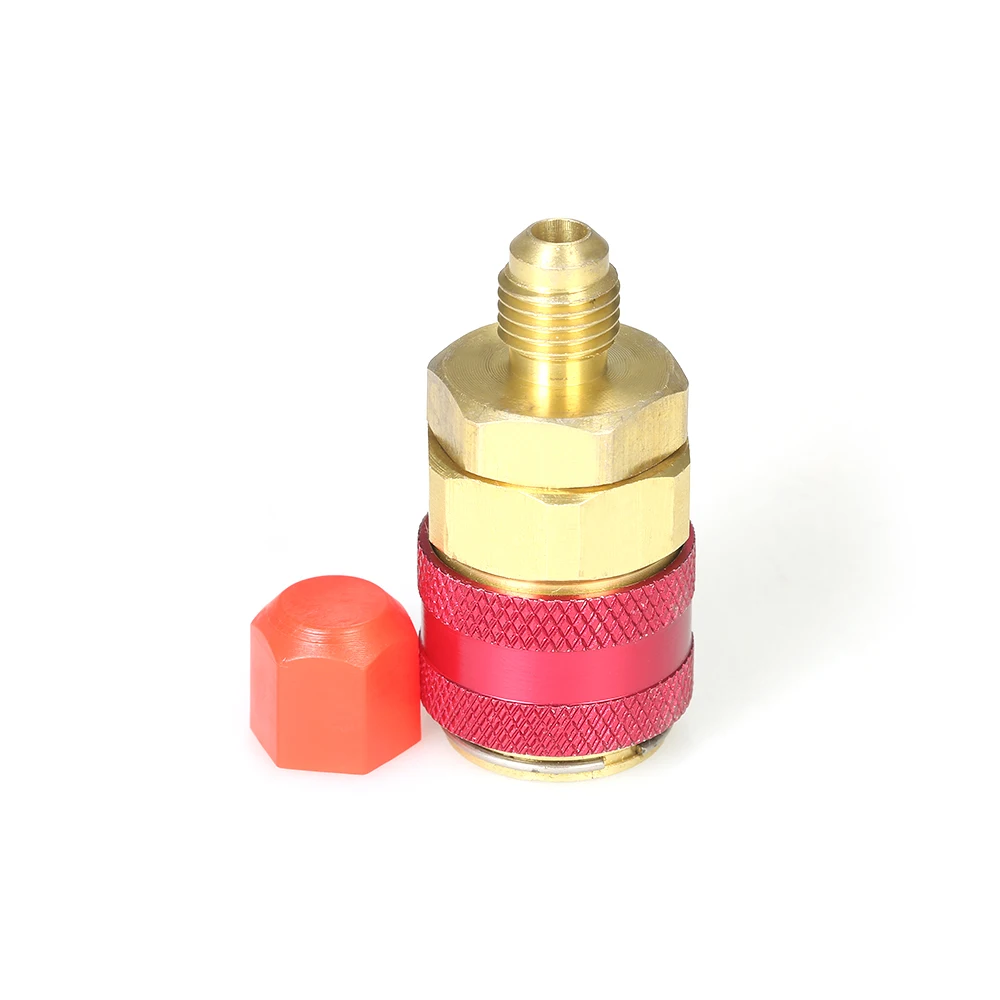 2 шт 1/4 &quotрегулируемые R134A быстроразъемные адаптеры Высокая Низкая AC манометр