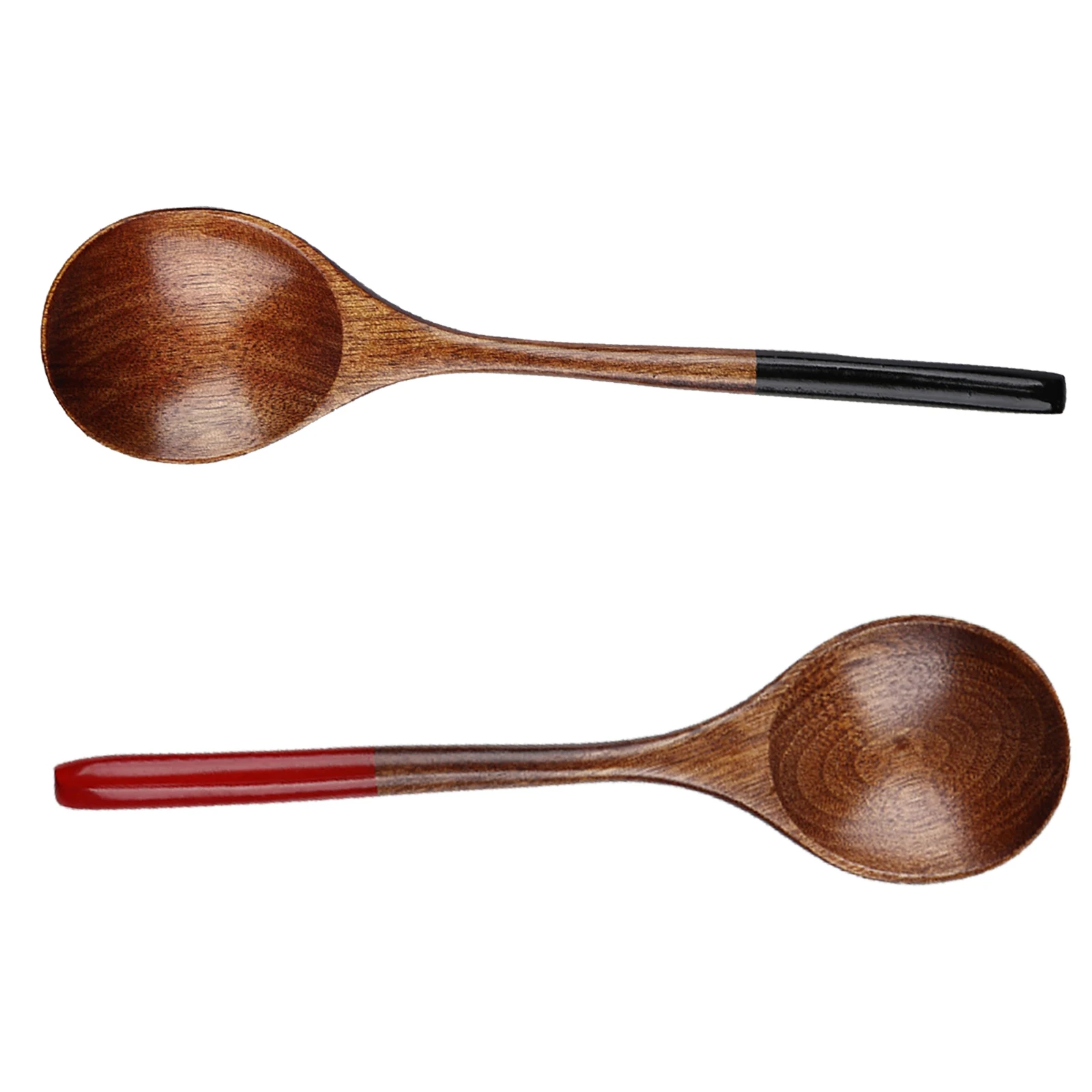 Деревянная ложка чайная из цельного дерева каша меда Кофе ложки с длинной ручкой