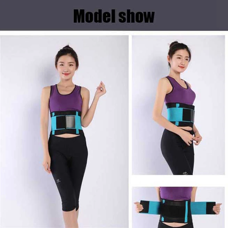 

Women Adjustable Waist Back Support Waist Trainer Belt Sweat Utility Belt for Sport Gym Fitness Weightlifting Belts Universal