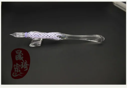 

Уникальный дизайн 2021, стеклянная ручка с держателем для стеклянных ручек, винтажный набор стеклянных ручек ручной работы