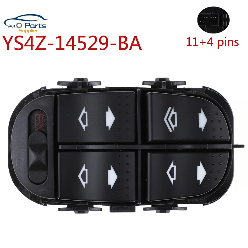 

YS4Z-14529-BA YS4Z14529BA новый черный для 2000 2001 2002 2003 2004 2005 2006 2007 Ford Focus Мощность переключатель окна