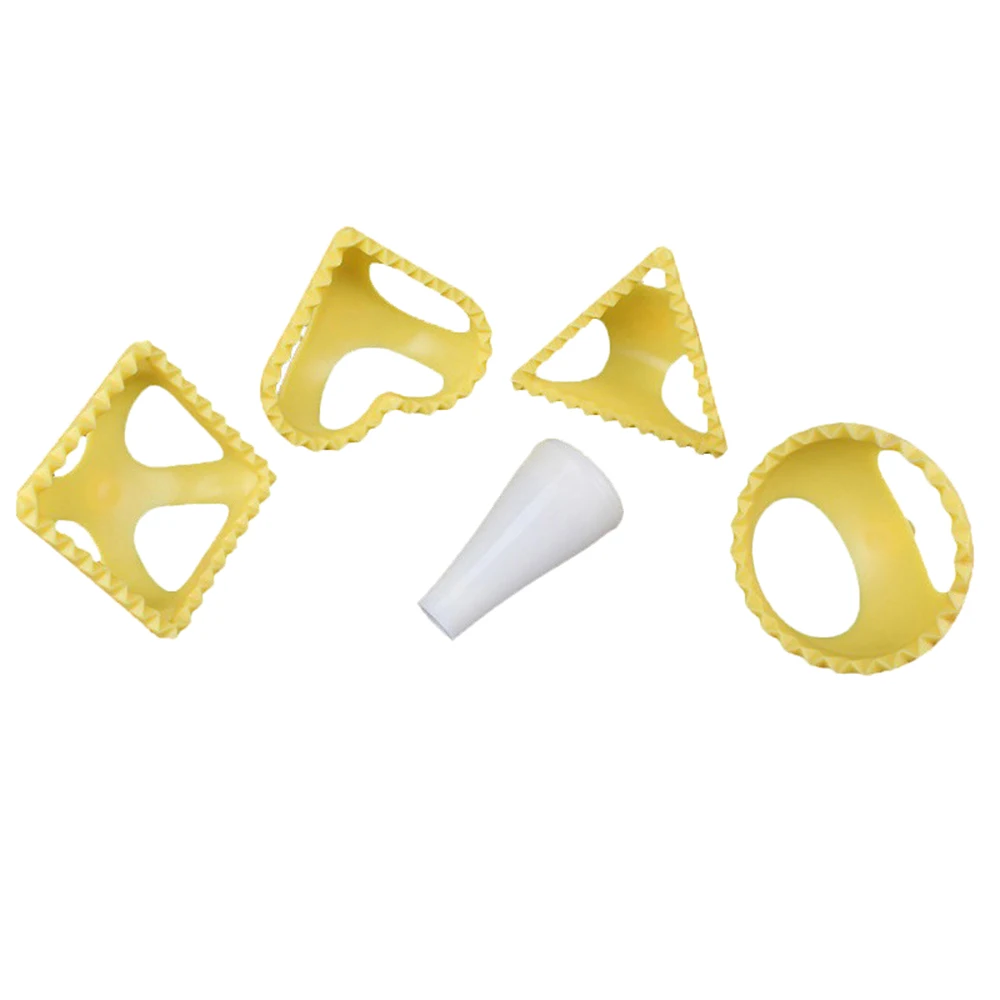4pcs/set Plastic Dumpling Molds 4 Shapes Dumpling Press Tool Chinese jiaozi Kitchen Tool Cooking Pastry Dumpling Mold
