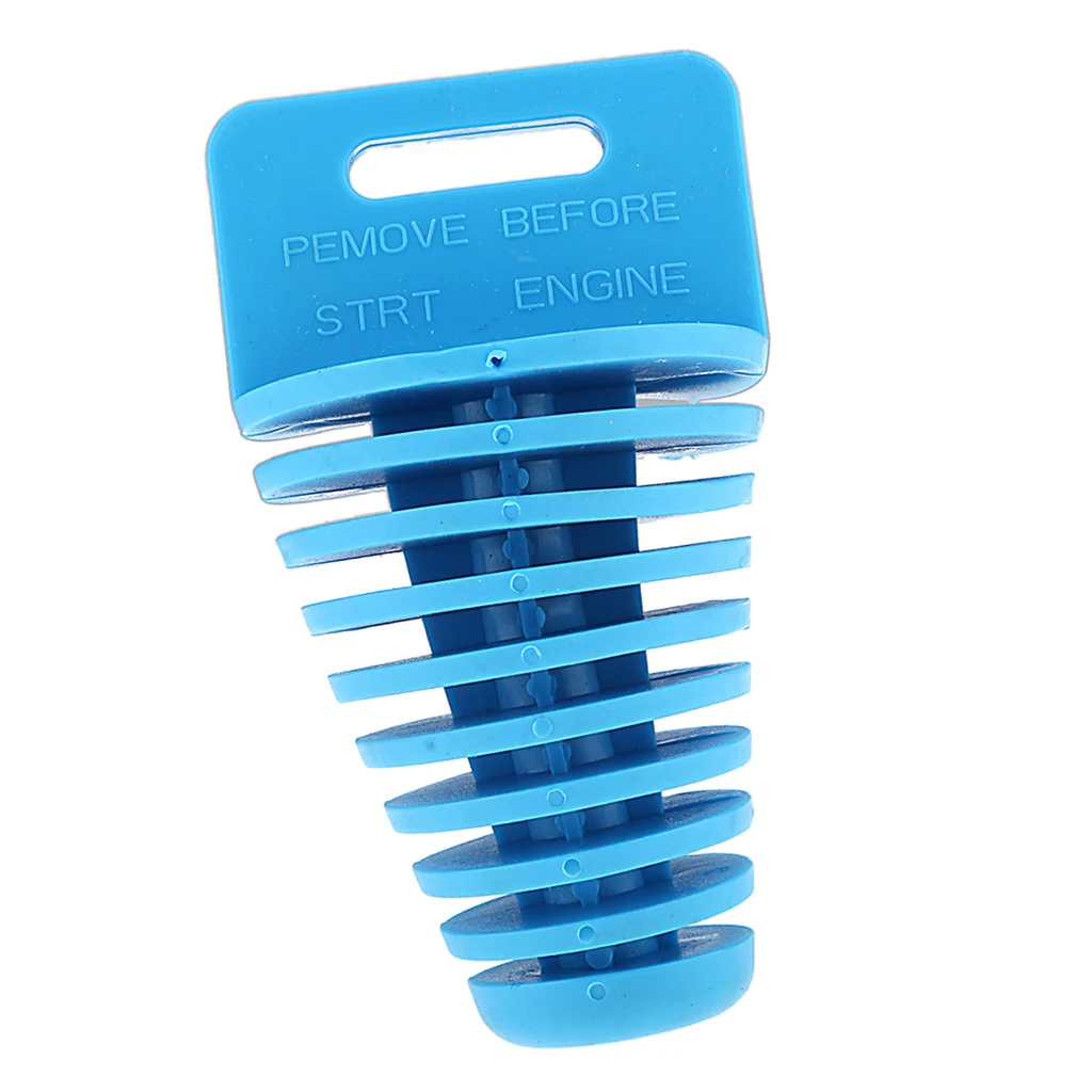 2/4 тактный мотоцикл резиновая заглушка выхлопная труба глушитель моющаяся синий