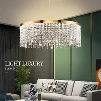 gold luxury pendant lamp kitchen lighting furniture living room decor lamp led nordic ring lights chandelier lighting