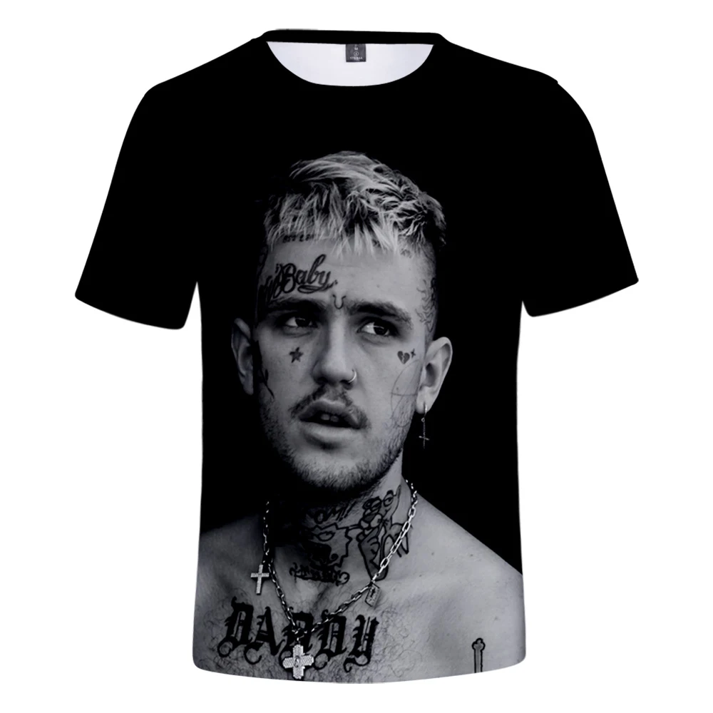 Футболка Lil Peep с 3D принтом для мужчин и женщин модная повседневная тенниска