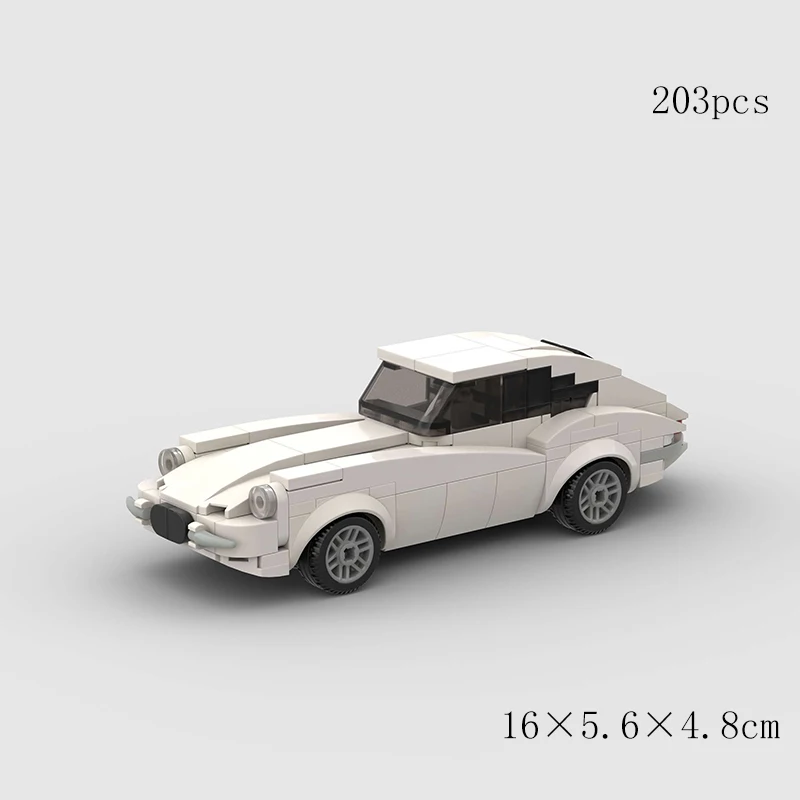 

City Car Vehicle Speed Champion Racer Building Blocks Brick Racing Super Car Moc Creative Model Garage Set Educational Toys 2021