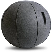 65cm linen yoga ball cover balance ball protector 65cm yoga ball with pump for home gym yoga pilates fitness body building