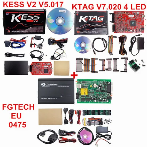 KESSKTAGFGTECH Полный набор KTAG V7.020 K-TAG 7,020 EU Red Online V2.47 KESS V2 5,017 FGTECH 0475 Galletto 4 V54 Master KESS V5.017 ECU программист - Цвет: KESSKTAGFGTECH