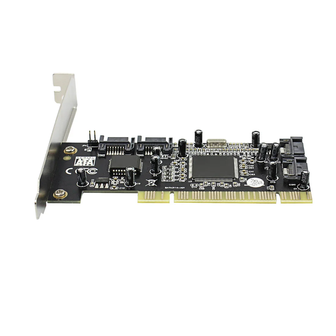 Плата расширения PCI для чипсета Sil 3114 4 порта SATA 1 5 Гбит/с|Платы расширения| |