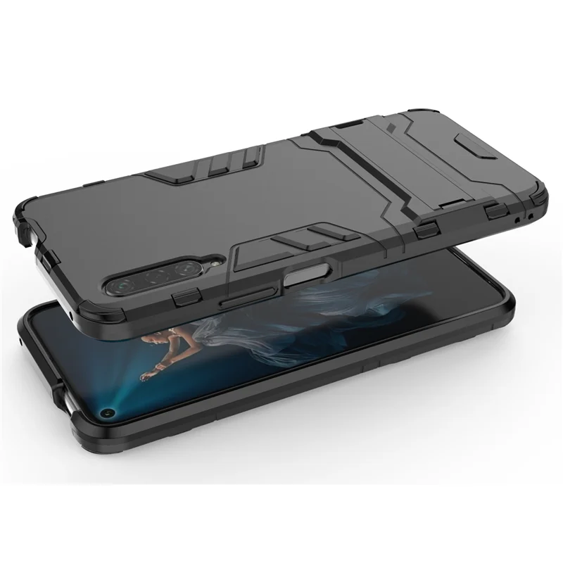 Case For Huawei Honor 9X Armor Phone Bumper Hard Back Cover Silicone +Plastic Funda | Мобильные телефоны и аксессуары
