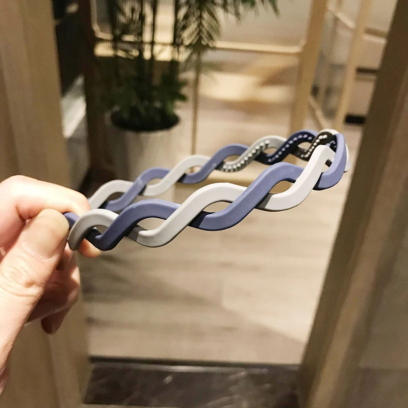 

Korea Women Headbands Soft Colorful Solid Color Bezel Hair Bands New Girls Hair Hoop Bezel for Hair Headband Hair Accessories