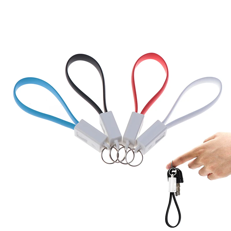 Кабель-брелок для зарядки и синхронизации данных Lightning iphone 6s Type-C Micro USB C короткий