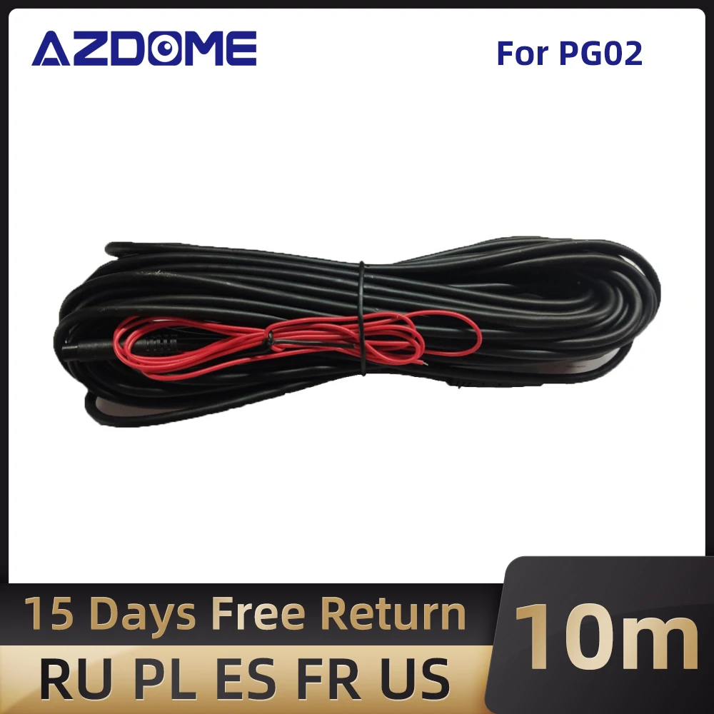 10 м удлинитель только для камеры AZDOME PG02 Dash | Автомобили и мотоциклы