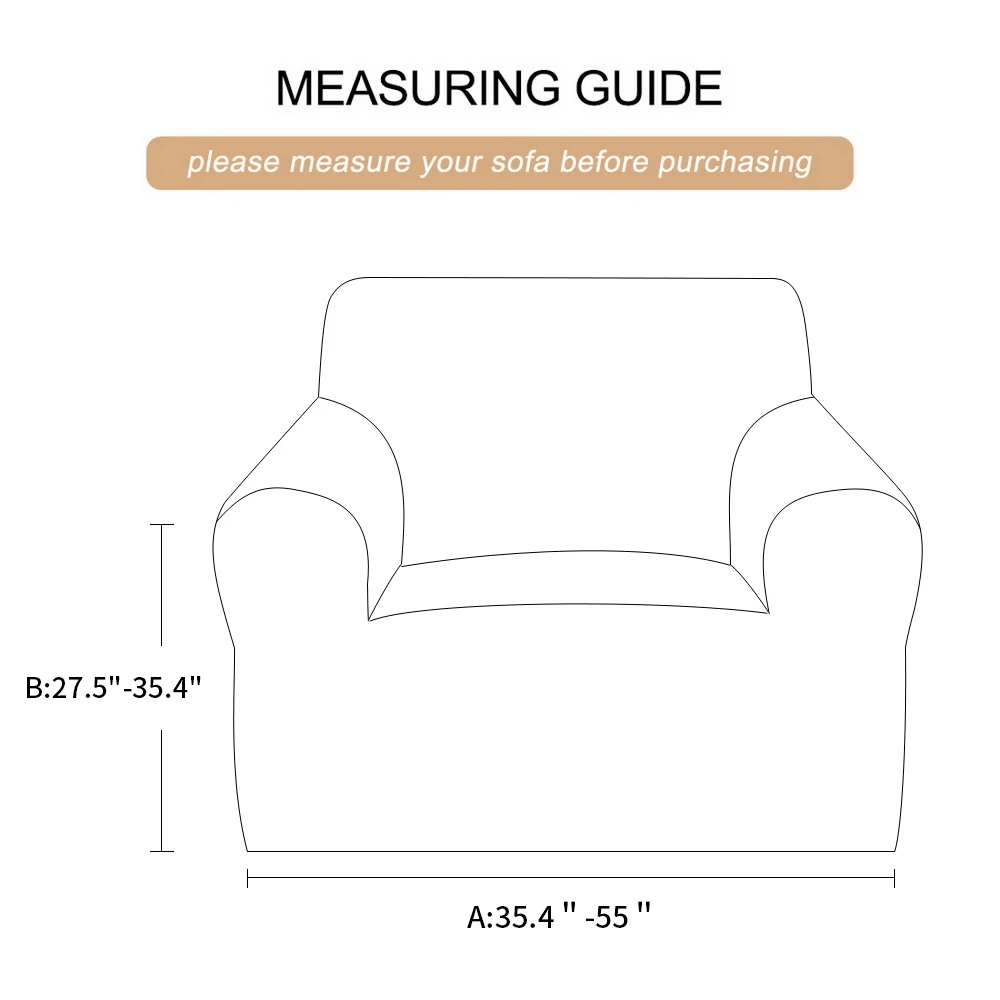 1piece Elastic Sofa Cover for Living Room Pets Chaise Bed Protector Set Geometric Couch | Дом и сад