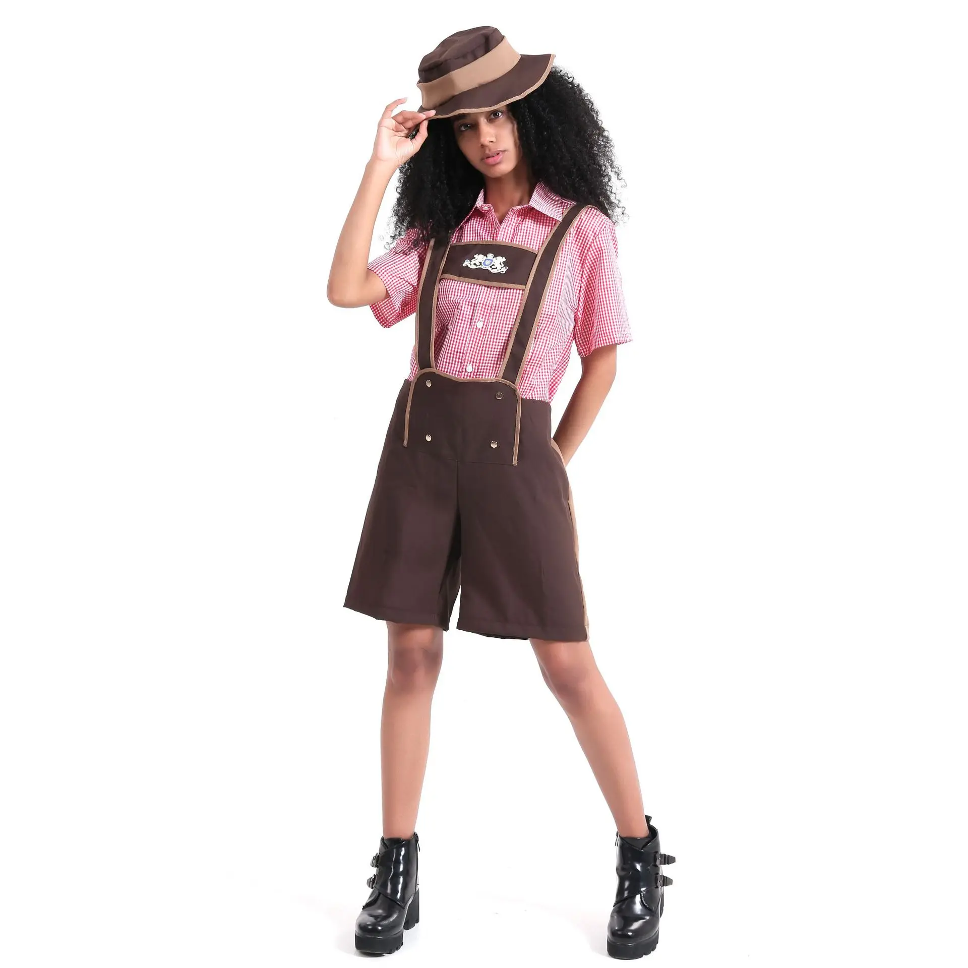 Женский костюм на Октоберфест Lederhosen немецкое маскарадное платье пивная