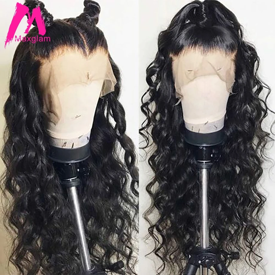 Полный парик из натуральных волос на шнурках предварительно выщипанные волосы