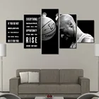5 шт., декоративные настенные постеры в виде баскетбольных звезд