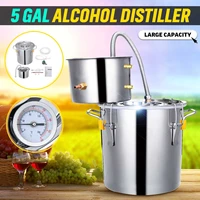 8 gallon 30l18l10l home diy distiller moonshine alcohol still stainless alcohol whisky brandy wine essential oil brewing kit
