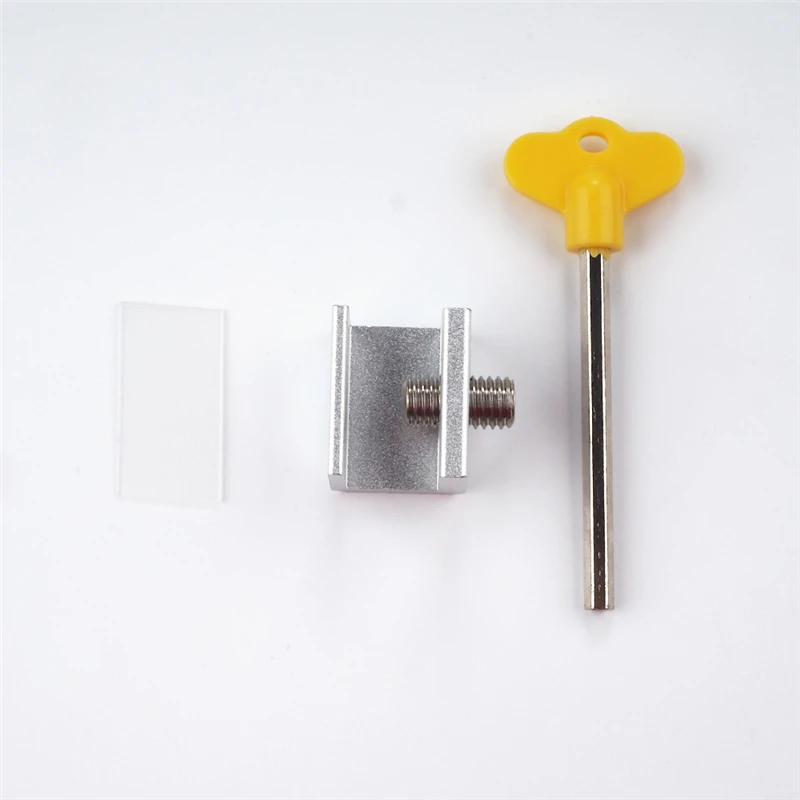 Cerradura de seguridad para puerta de beb&eacute;, dispositivo limitador de ventana, cerradura con llave, l&iacute;mite de seguridad para ni&ntilde;os, 1 unidad-4