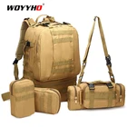 Вместительные мужские рюкзаки для альпинизма, водонепроницаемые камуфляжные спортивные сумки для кемпинга, износостойкие дорожные рюкзаки
