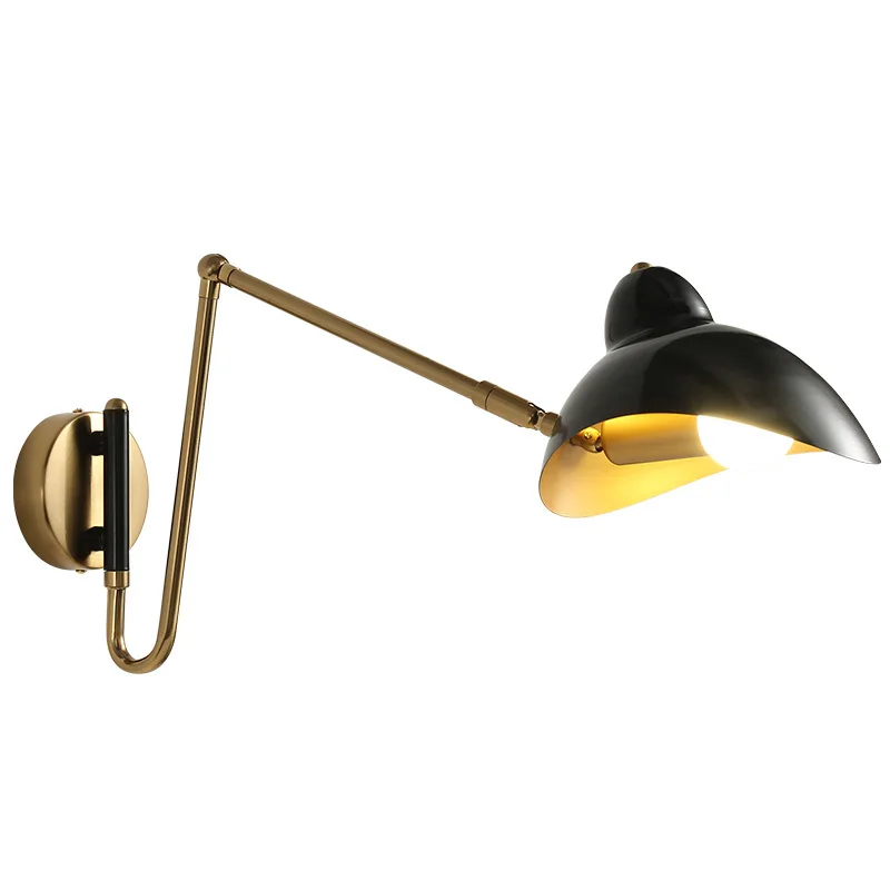 Простые современные Складные Настенные светильники регулируемые алюминиевые