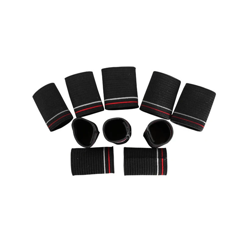 

10pcs/Set Basketball Stretchy Bands Protection Hand Guards Protector Covers Sport Protective Finger Cover Finger Guard Band