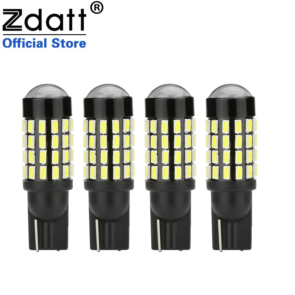 3014 SMD 2 pairs Zdatt T10 w5w Led 54 светодиодный 3014 SMD линзы сигнальная Лампа 194 168 Автомобильный светодиодный светильник 12В Автомобильный Стайлинг 6000K просвет светильник 1/2/3/5 пар в упаковке - Испускаемый цвет: 3014 SMD 2 pairs