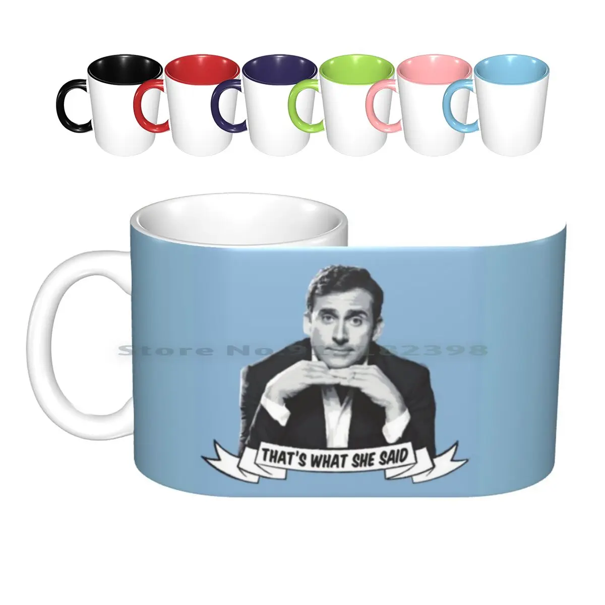 

The Office : Michael : That's What She Said! Ceramic Mugs Coffee Cups Milk Tea Mug The Office Michael Thats What She Said The