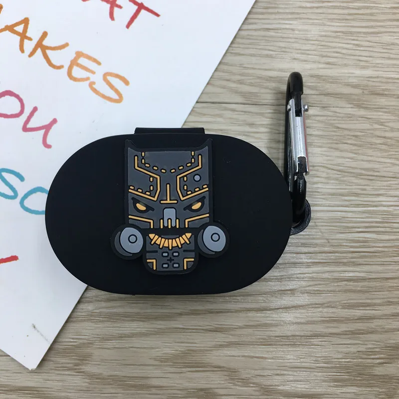 Мультяшный чехол для наушников с крючком для Xiaomi Redmi AirDots, новинка, чехол, беспроводной Bluetooth чехол для наушников, мягкий чехол из ТПУ - Цвет: 2