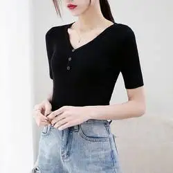 

Tops T Shirt Women Short Sleeve Red Tshirt Women Lady