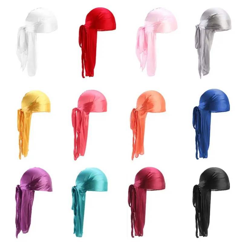 

Motorcycle Bandana Cap Long Tail Adjustable Biker Hat Head Scarf Head Wraps