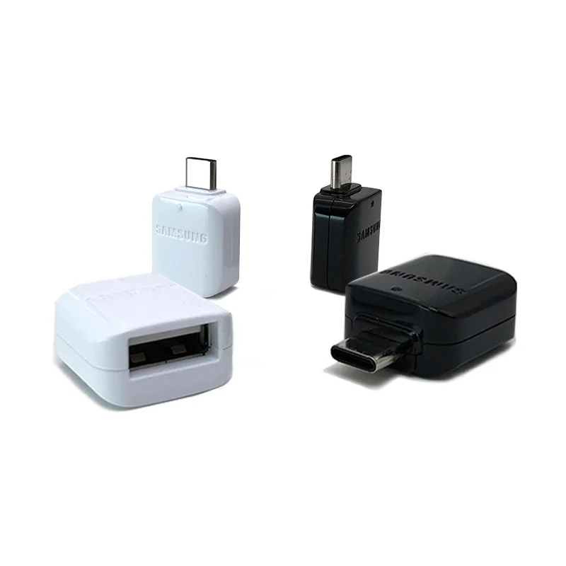 Оригинальный адаптер для передачи данных Samsung USB 3 1 TYPE C OTG Galaxy S8 S9 Plus Note 8 9 A8 A51 с