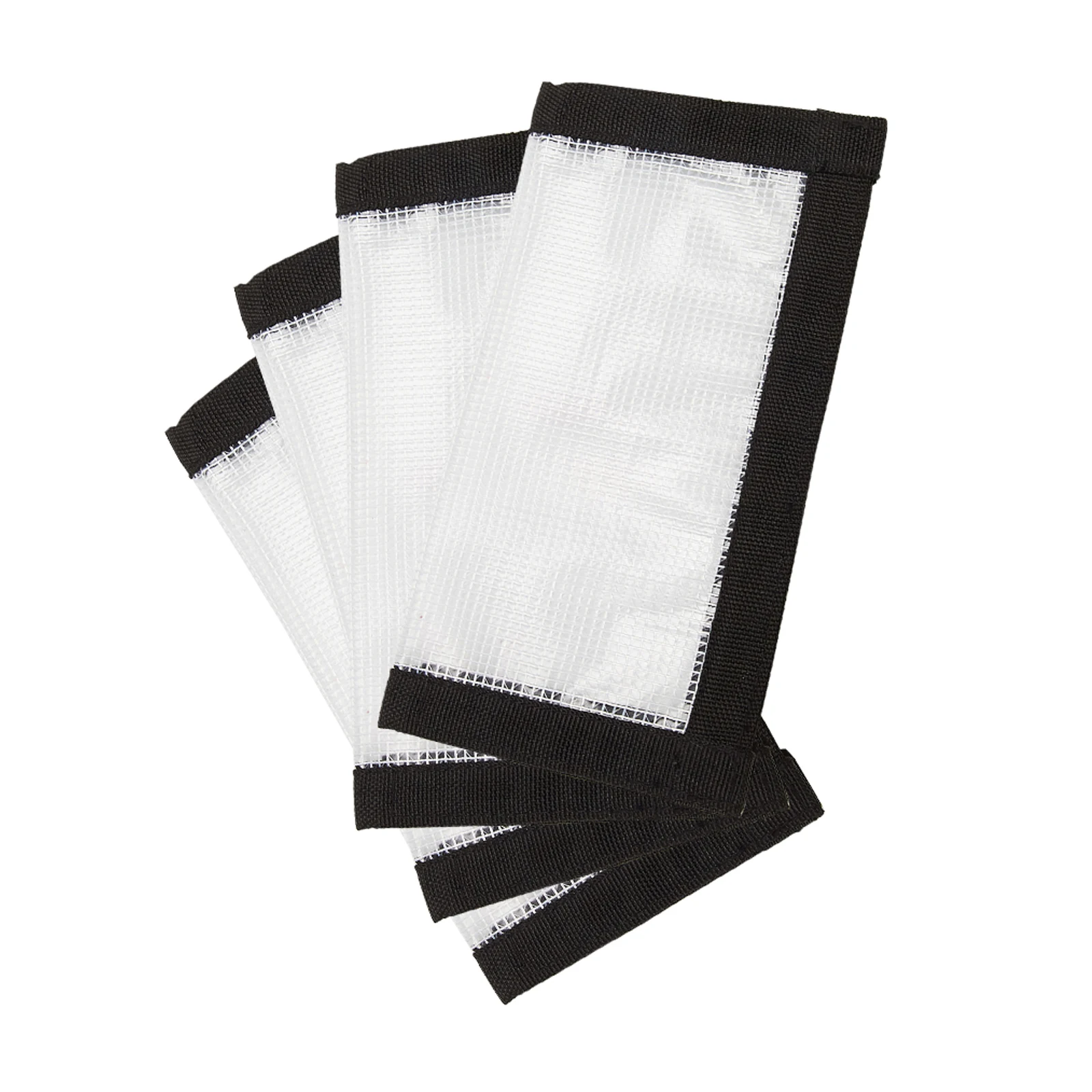 

4 пачки локоны волос ПВХ приманка Чехлы прочный прозрачный ПВХ приманка Чехлы сохраняет детей домашних животных рыбаков от острый крючок