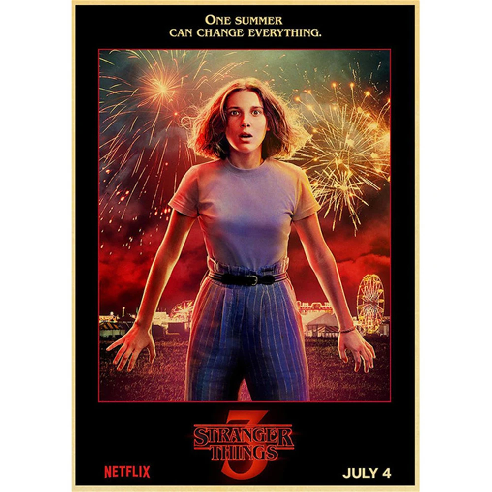 

Плакат с принтом «очень странные дела» 11CT, полный комплект для вышивки крестиком, «сделай сам», DMC нити, вязание, рукоделие, распродажа