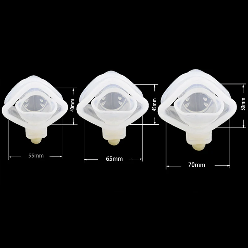 Прозрачные силиконовые шипы последнего дизайна 3 размера Мужской Пояс верности