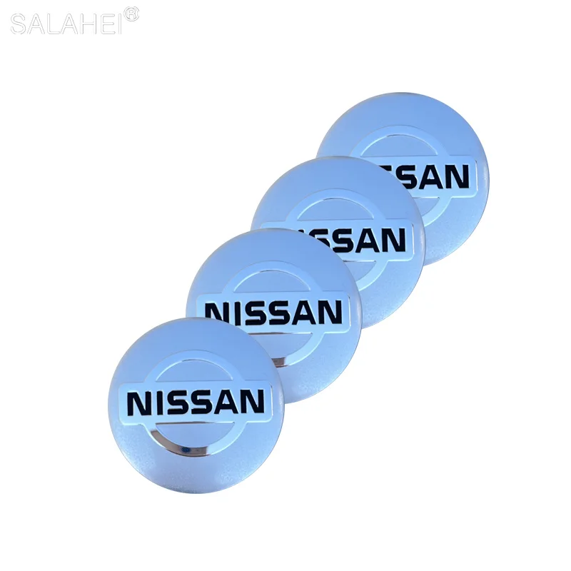 Наклейка на крышку для Nissan Qashqai J10 J11 Juke X-trail T32 Note Almera Teana 4 шт. 56 мм | Автомобили и