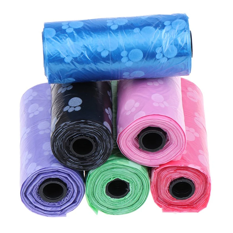 7 см * 5 1 рулон разлагаемые мешки для домашних животных очистки собак кошек