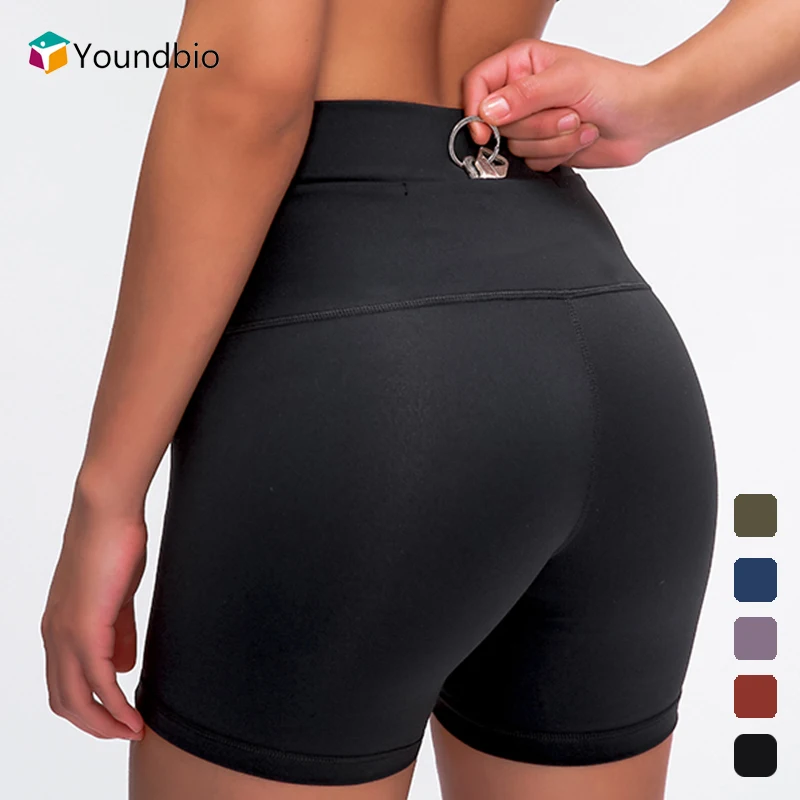 

YOUNDBIO 2021 Women Cycling Shorts Summer High Waist Leggings Workout Yoga Short Pants Ladies Gym Running Fitness Sport Shorts