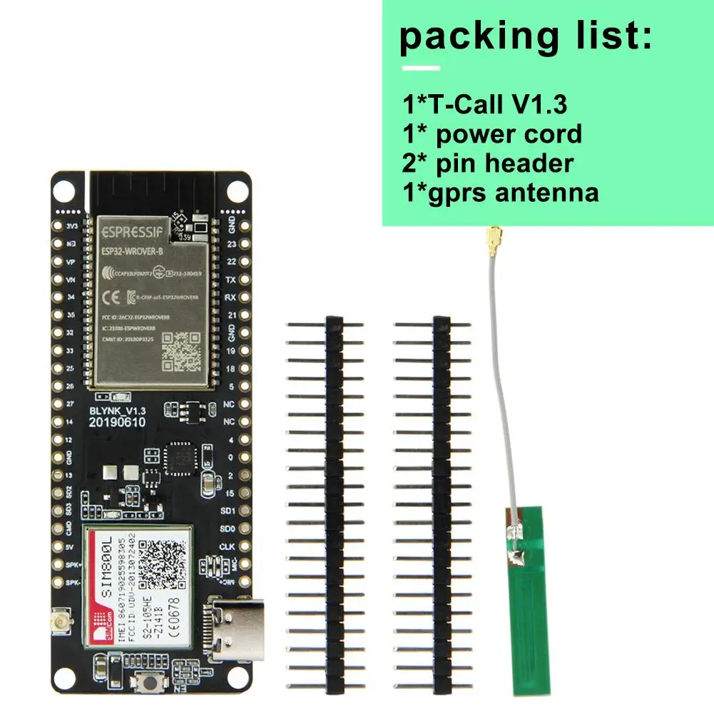 T-Call V1.3 ESP32 беспроводной модуль GPRS антенна sim-карта SIM800L модуль