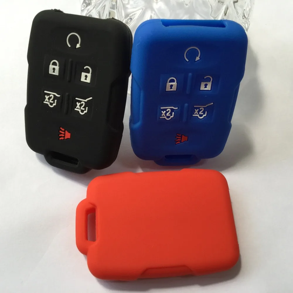 6 Кнопки Смарт брелок для ключей держатель пульта дистанционного чехол GMC Yukon Chevy