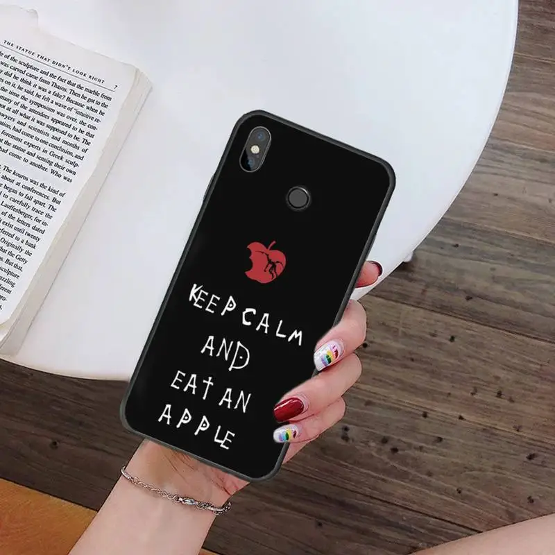 

Black anime Death Note Phone Case For Xiaomi Redmi note 7 8 9 t k30 max3 9 s 10 pro lite