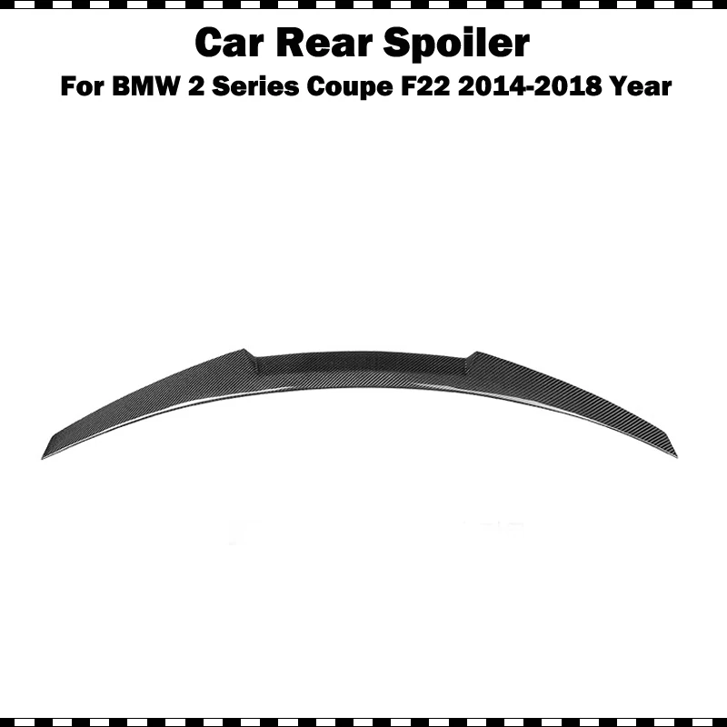 M4 style Carbon fiber rear trunk spoiler For BMW 2 series coupe 220i 225i M235i M240i 2014 - 2020 F22 CF wing | Автомобили и