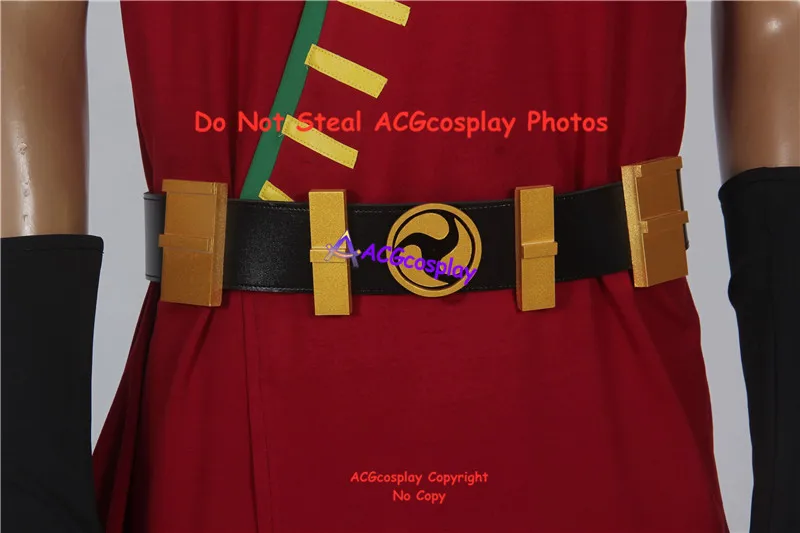 Костюм косплея Ниндзя Робин включает маску для глаз, накладки на обувь, супергеройский костюм от ACGCosplay.