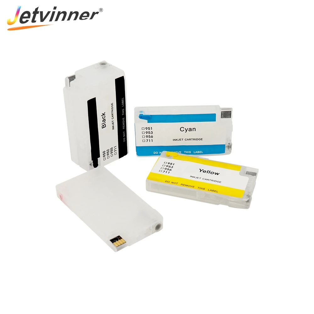 Jetvinner для HP 950 951xl 951 перезаправляемый картридж Officejet Pro 8100 8600 8610 8620 8630 8660 8615 8625 251dw |