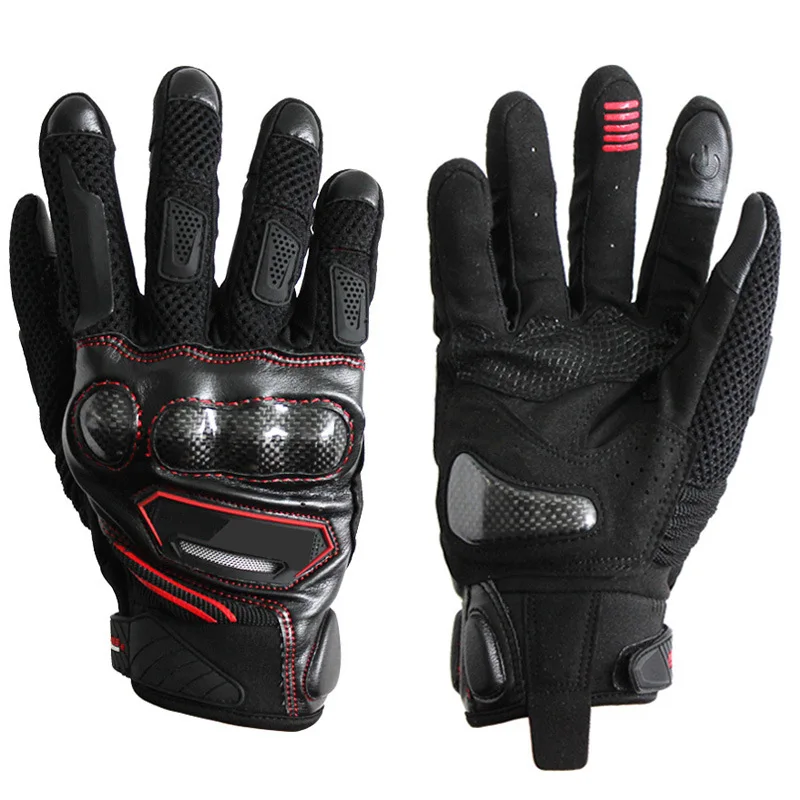 KOMINEe GK 167 гоночные перчатки из углеродного волокна защитные сетчатые