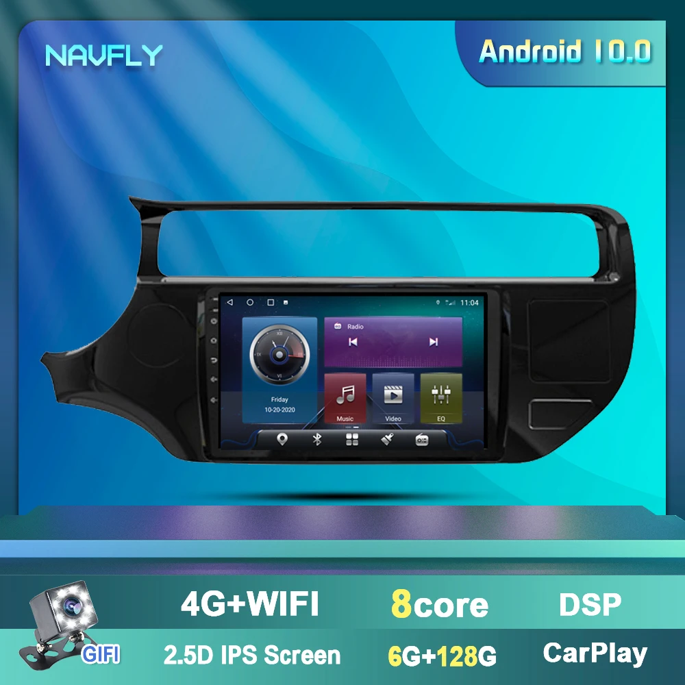 OKNAVI Android 10 0 для KIA K3 Rio 2016 2017 2018 мультимедийный стереопроигрыватель автомобиля GPS